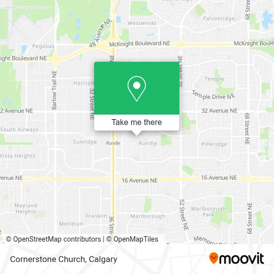 Cornerstone Church map