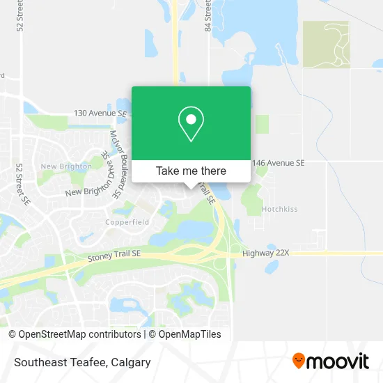 Southeast Teafee map