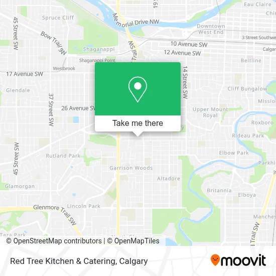 Red Tree Kitchen & Catering map