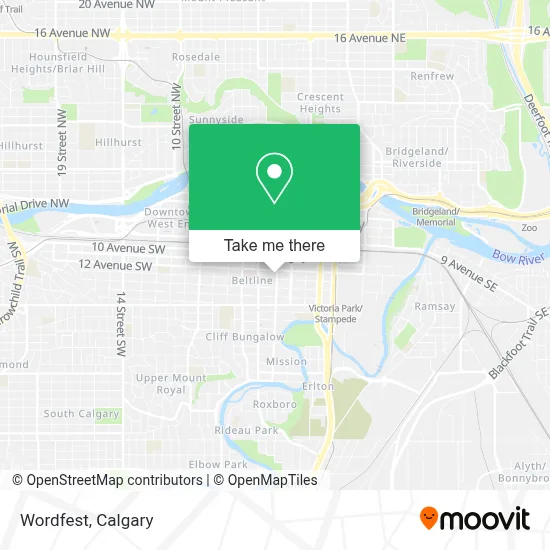 Wordfest map