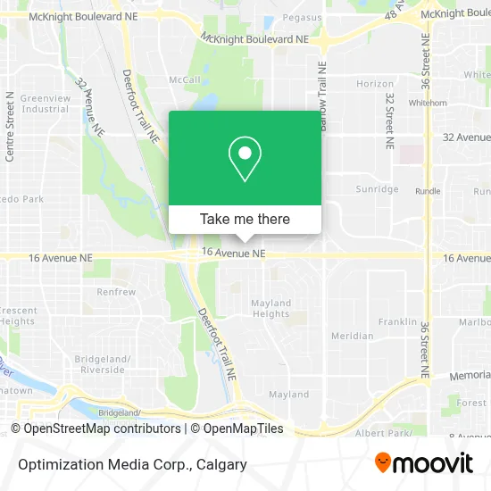 Optimization Media Corp. map