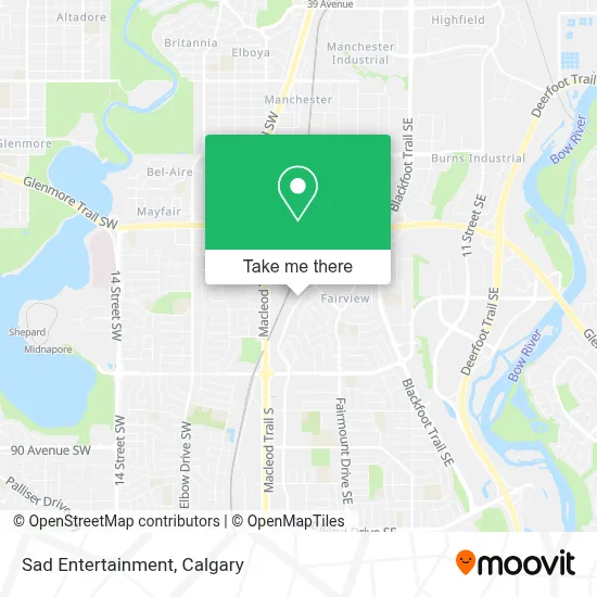 Sad Entertainment map