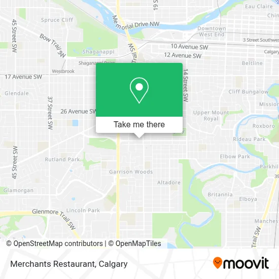 Merchants Restaurant map