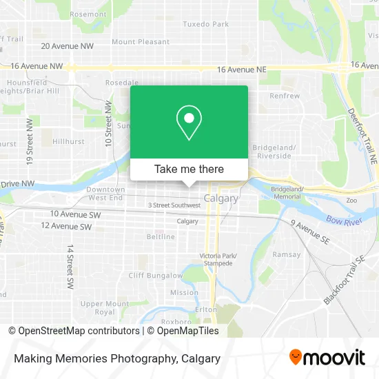 Making Memories Photography map