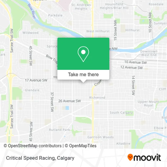 Critical Speed Racing map