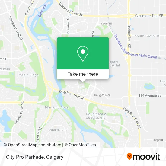 City Pro Parkade map
