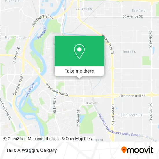 Tails A Waggin map
