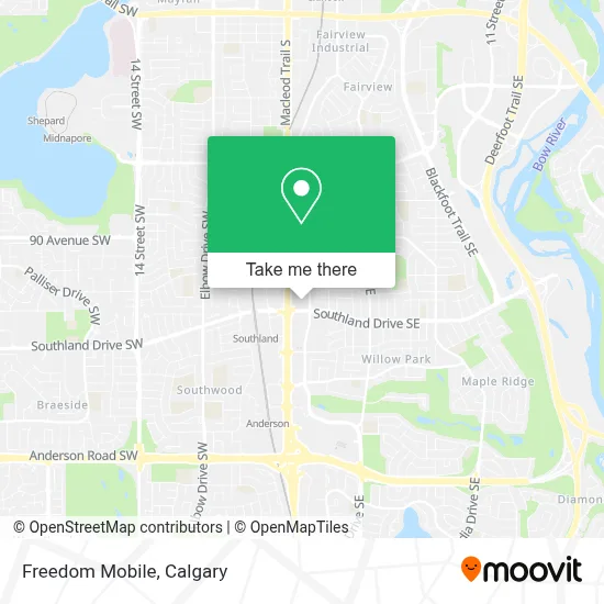 Freedom Mobile map