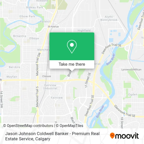 Jason Johnson Coldwell Banker - Premium Real Estate Service map