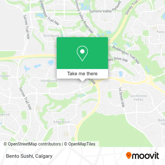 Bento Sushi map