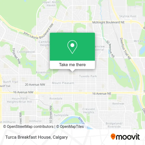 Turca Breakfast House map