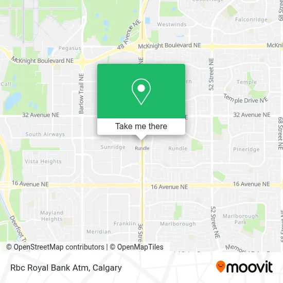 Rbc Royal Bank Atm map