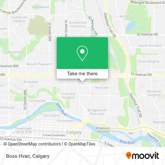 Boss Hvac map