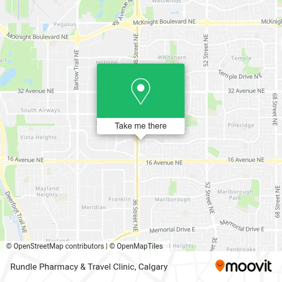 Rundle Pharmacy & Travel Clinic map