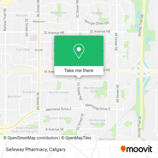 Safeway Pharmacy map