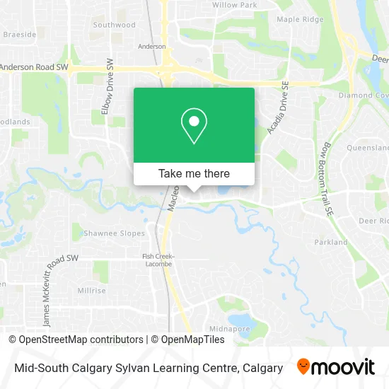 Mid-South Calgary Sylvan Learning Centre map
