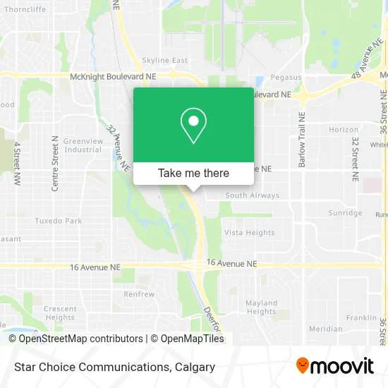 Star Choice Communications map