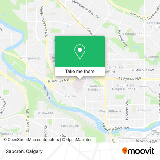 Sapcren map