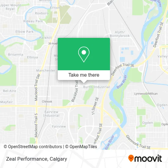 Zeal Performance map
