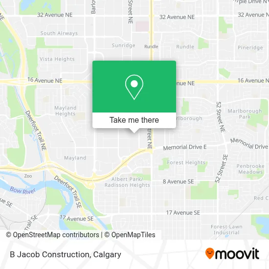 B Jacob Construction map