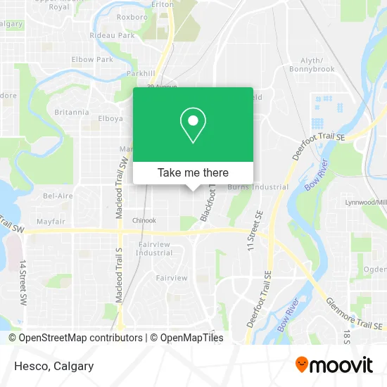 Hesco map