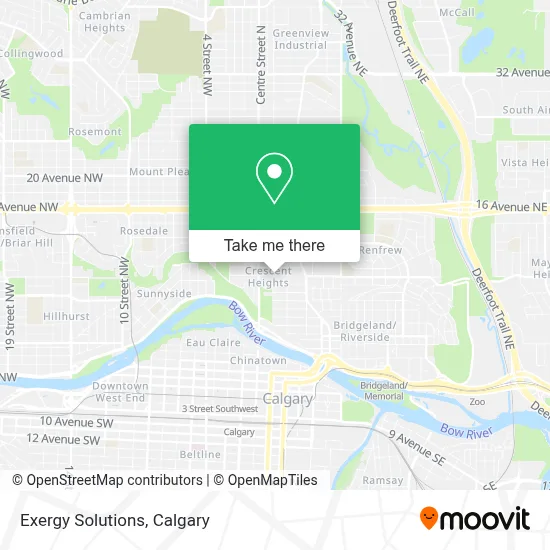 Exergy Solutions map