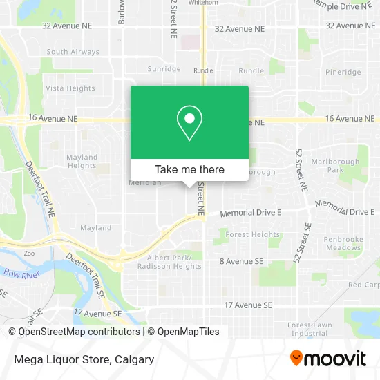 Mega Liquor Store map