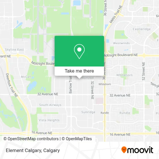 Element Calgary map