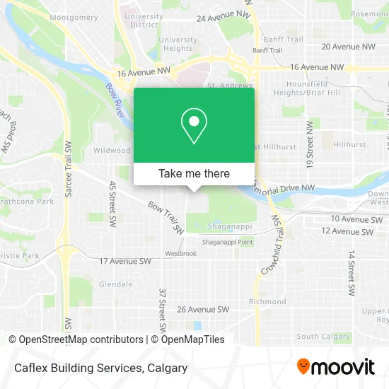 Caflex Building Services map