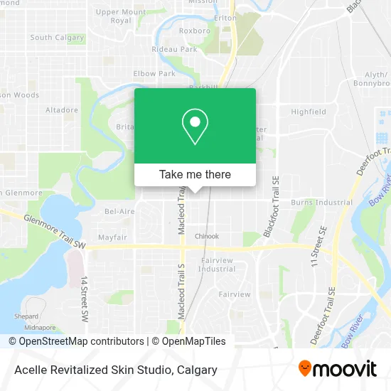 Acelle Revitalized Skin Studio map