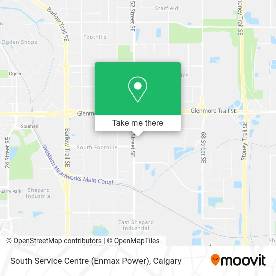 South Service Centre (Enmax Power) map
