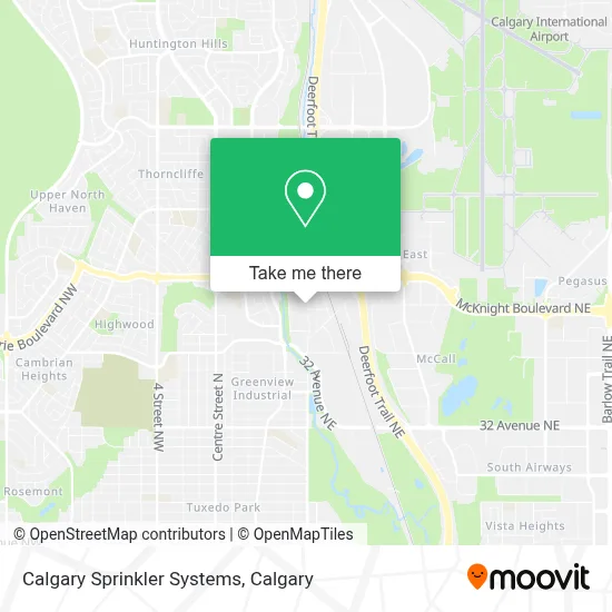 Calgary Sprinkler Systems map