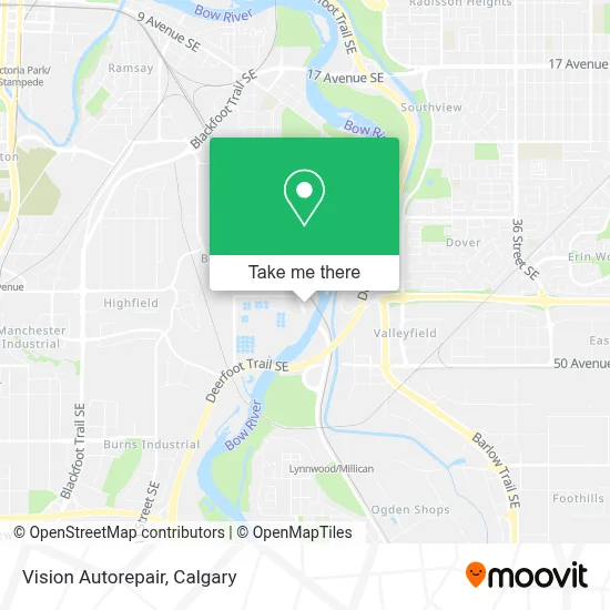 Vision Autorepair map