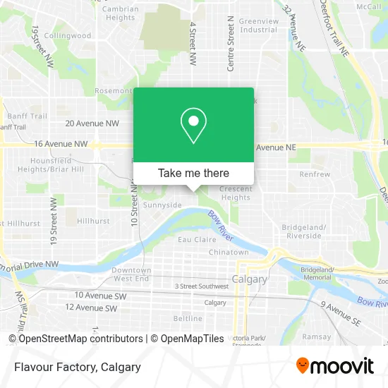 Flavour Factory map