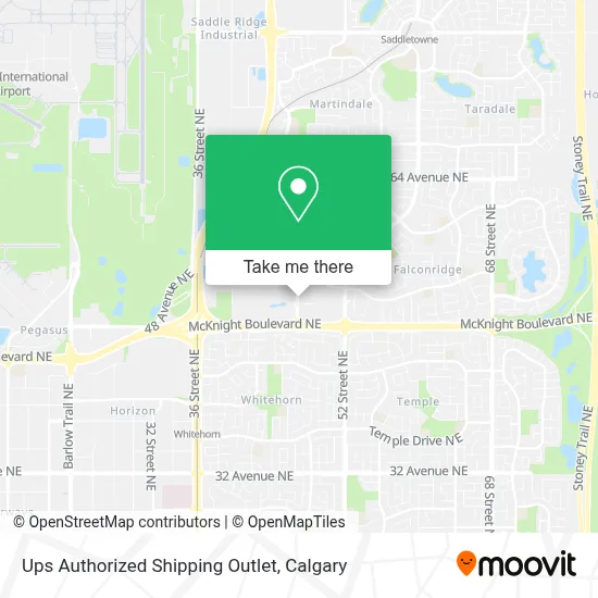 Ups Authorized Shipping Outlet map