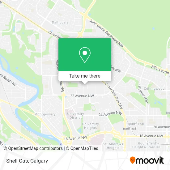 Shell Gas map