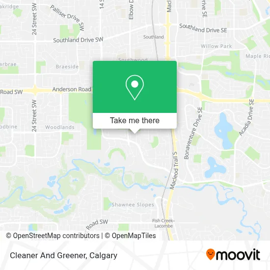 Cleaner And Greener map