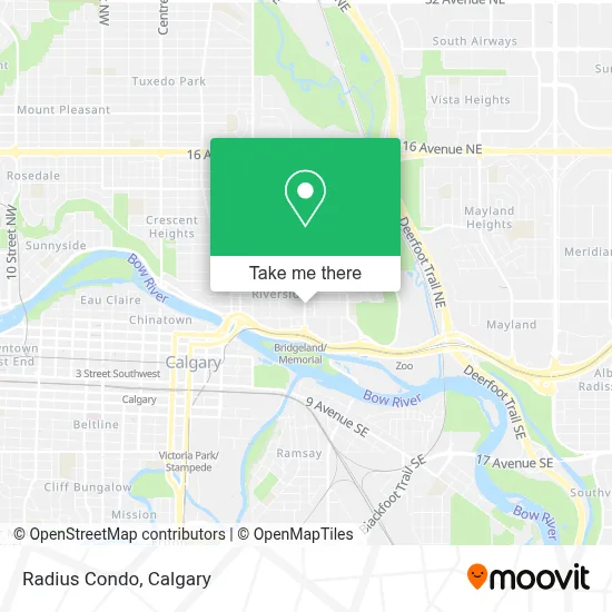 Radius Condo map