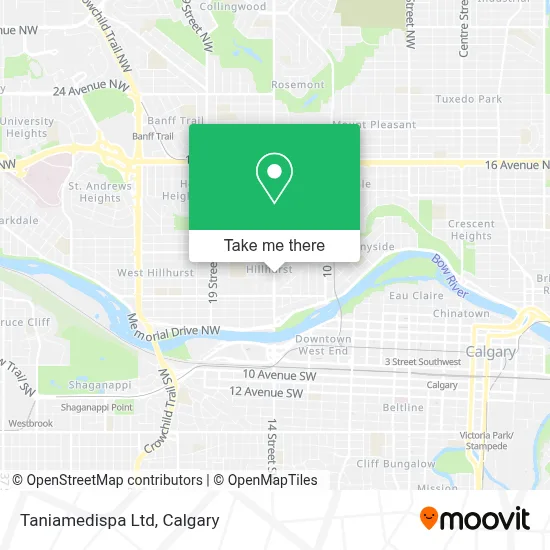 Taniamedispa Ltd map