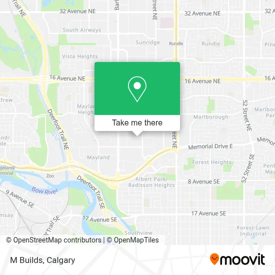 M Builds map