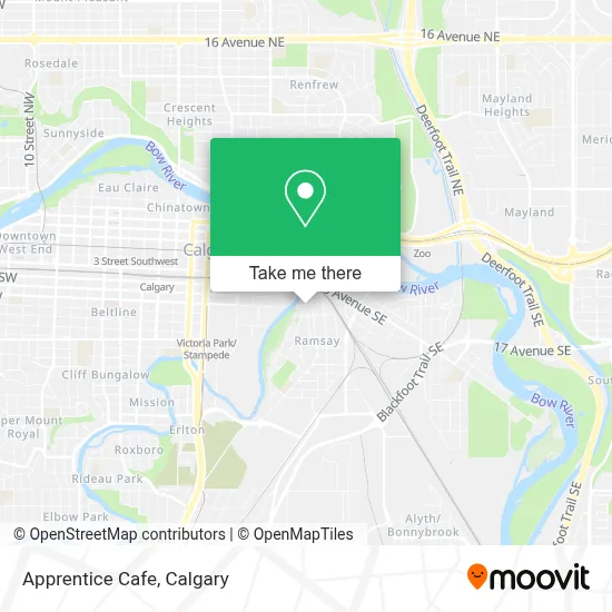 Apprentice Cafe map