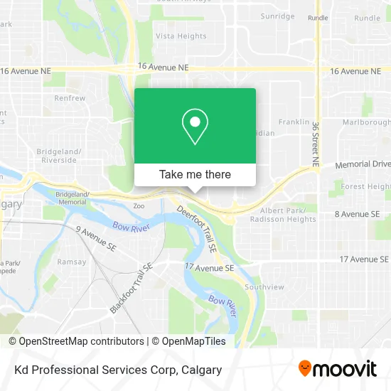 Kd Professional Services Corp map
