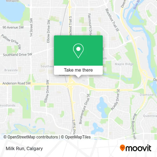 Milk Run map