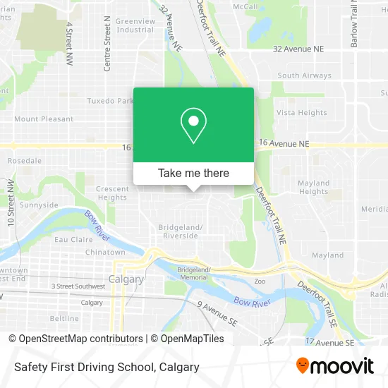 Safety First Driving School map