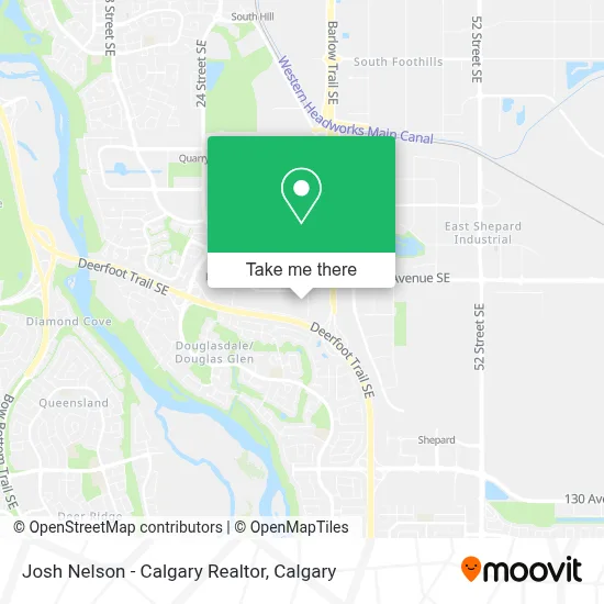 Josh Nelson - Calgary Realtor map