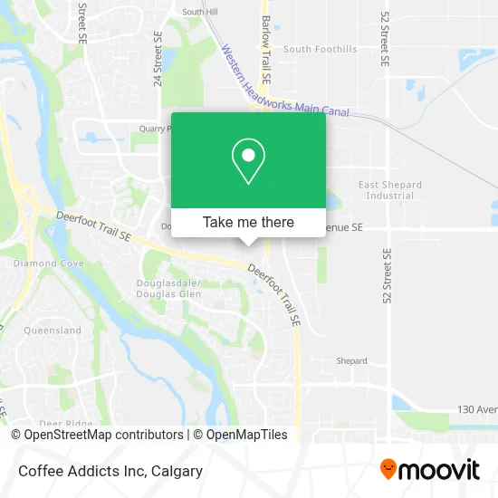 Coffee Addicts Inc map