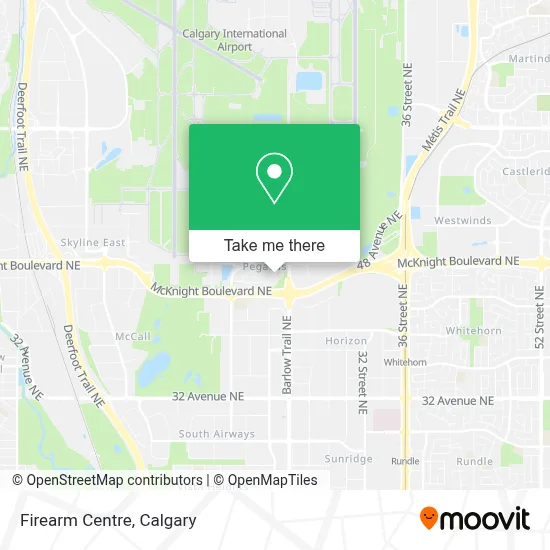 Firearm Centre map