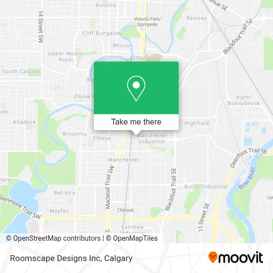 Roomscape Designs Inc map