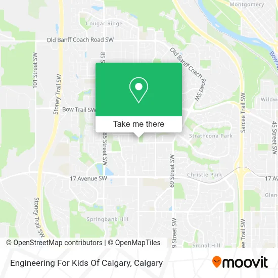 Engineering For Kids Of Calgary map