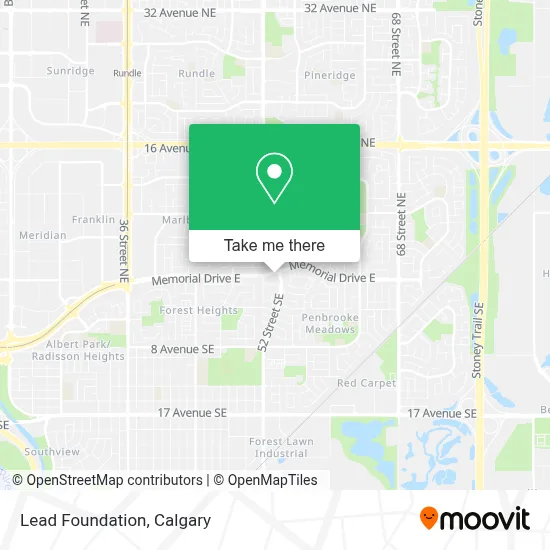 Lead Foundation map
